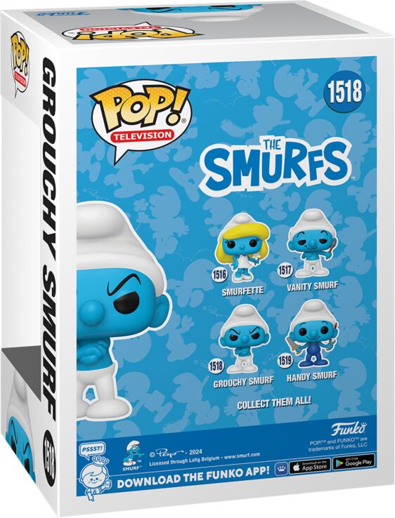 POP!#1518 Grouchy Smurf-The Smurfs (093292) (2)