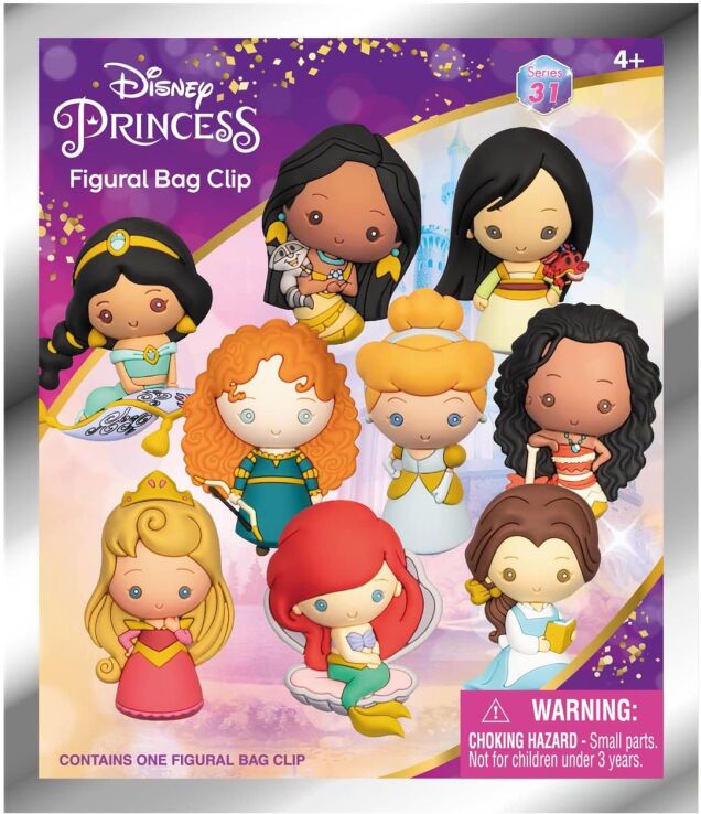 Monogram Disney-Ultimate Princess Φιγούρα Μπρελόκ Φακελάκι-9 Σχέδια-1Τμχ (104429) (0)