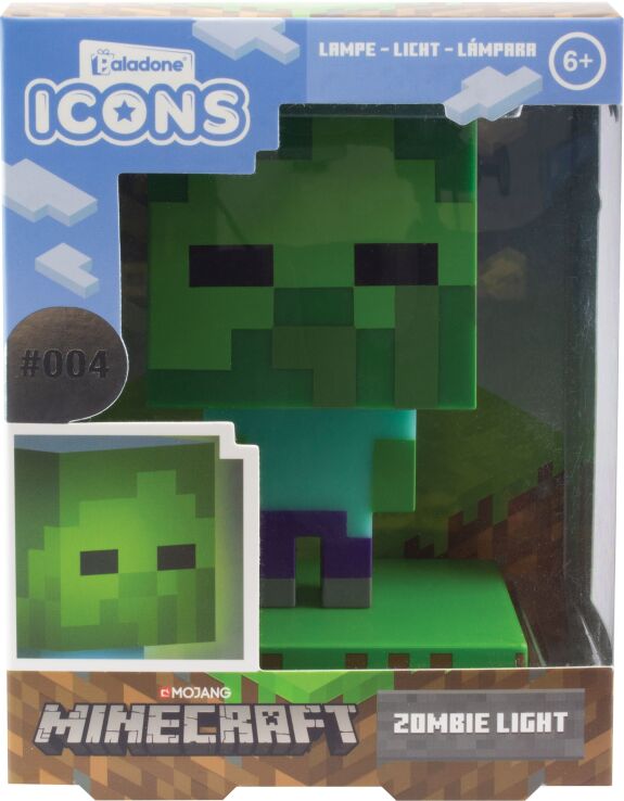 Paladone Minecraft Zombie Icon Light (057528) (1)