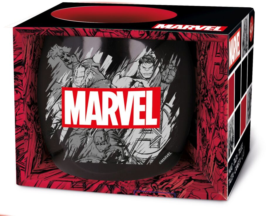 Stor Κούπα Marvel Pattern Globe 380ml (097960) (1)