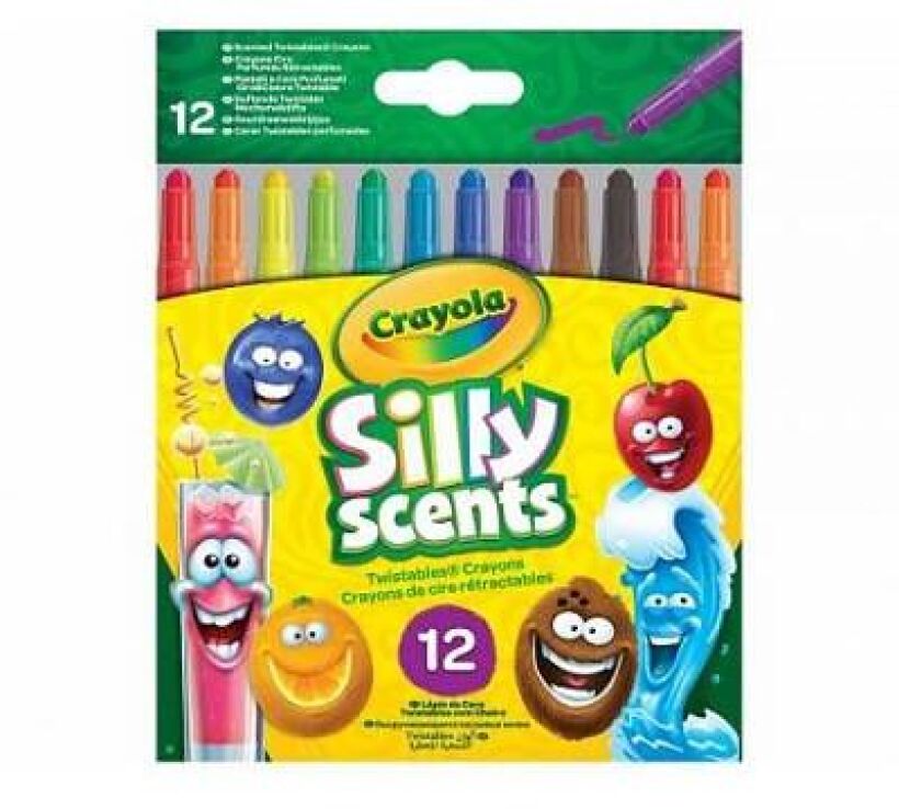 Crayola Silly Scents Twistable Κηρομπογιές 12Τμχ (52-9712) (0)