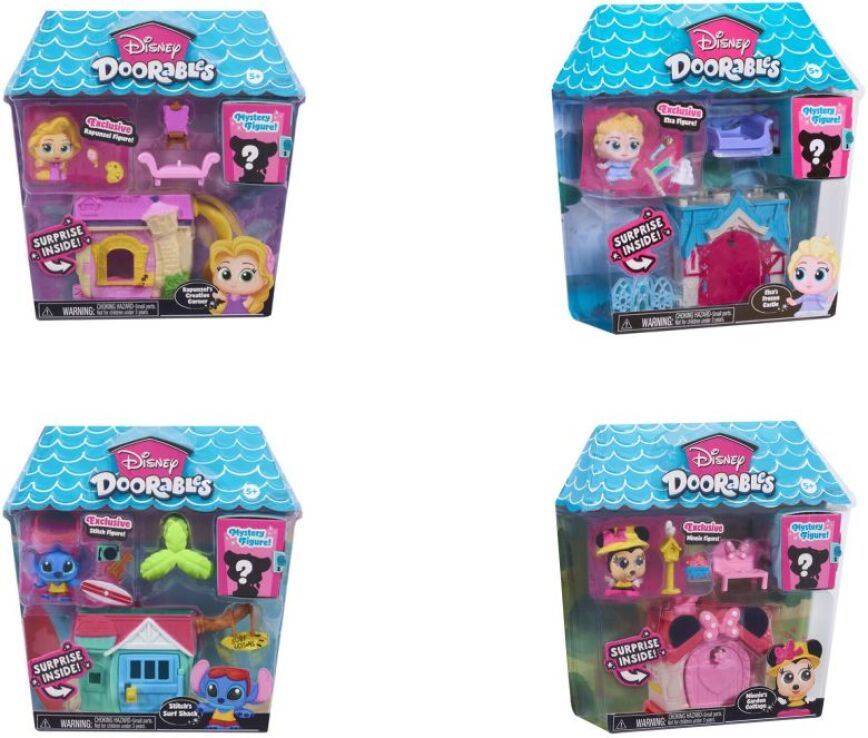 Disney Doorables Mini Σπιτάκια-4 Σχέδια (DRB02000) (2)