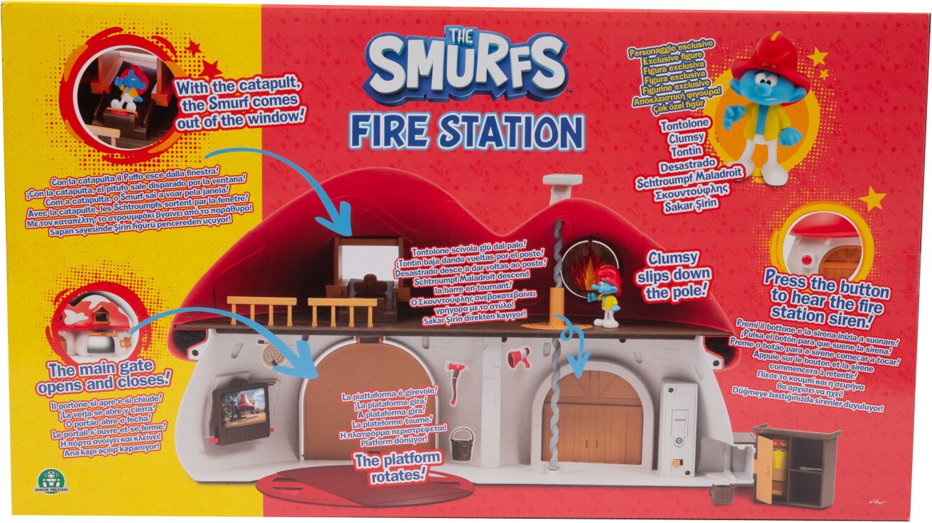 Στρουμφάκια Στρουμφοπυροσβεστική Playset (PUF29000) (9)