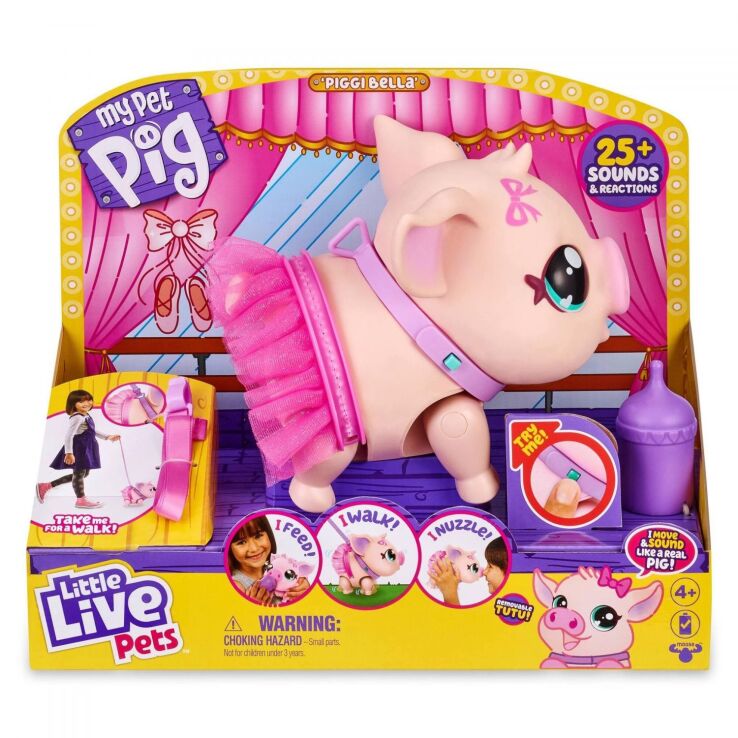Little Live Pets Lucky Γουρουνάκι Μπαλαρίνα Ηλεκτρονικό Pet (LPW01000) (1)