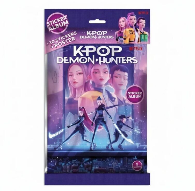 K-Pop Demon Hunters Αυτοκόλλητα Άλμπουμ Starter Pack (KPDH0003) (0)