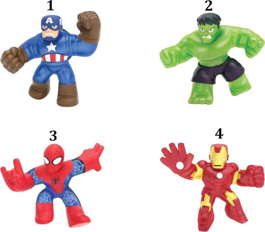 Goo Jit Zu Marvel Single Pack-4 Σχέδια (GJT04000) (1)
