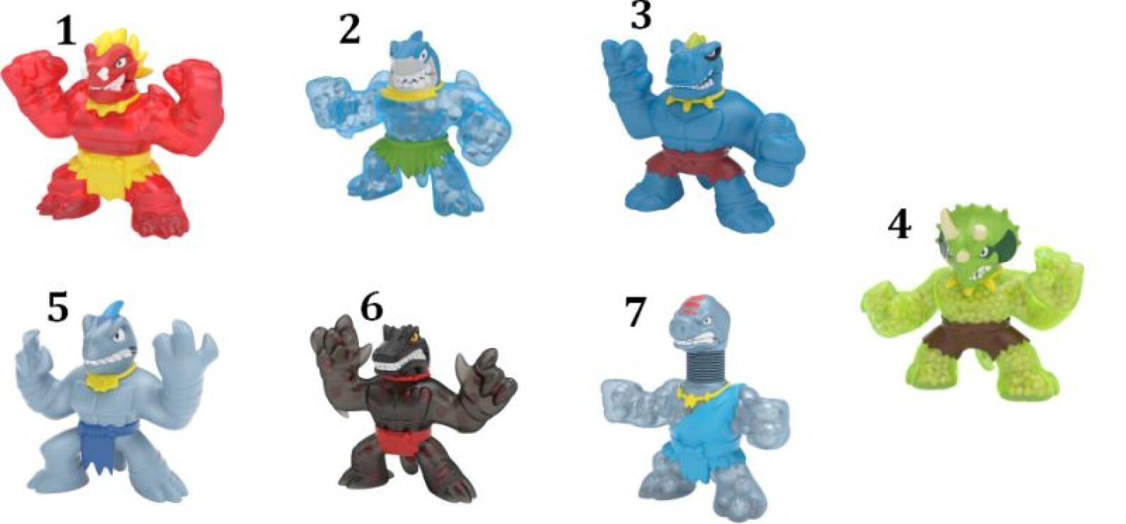 Goo Jit Zu Dino Power Hero Single Pack S3-7 Σχέδια (GJT11000) (1)