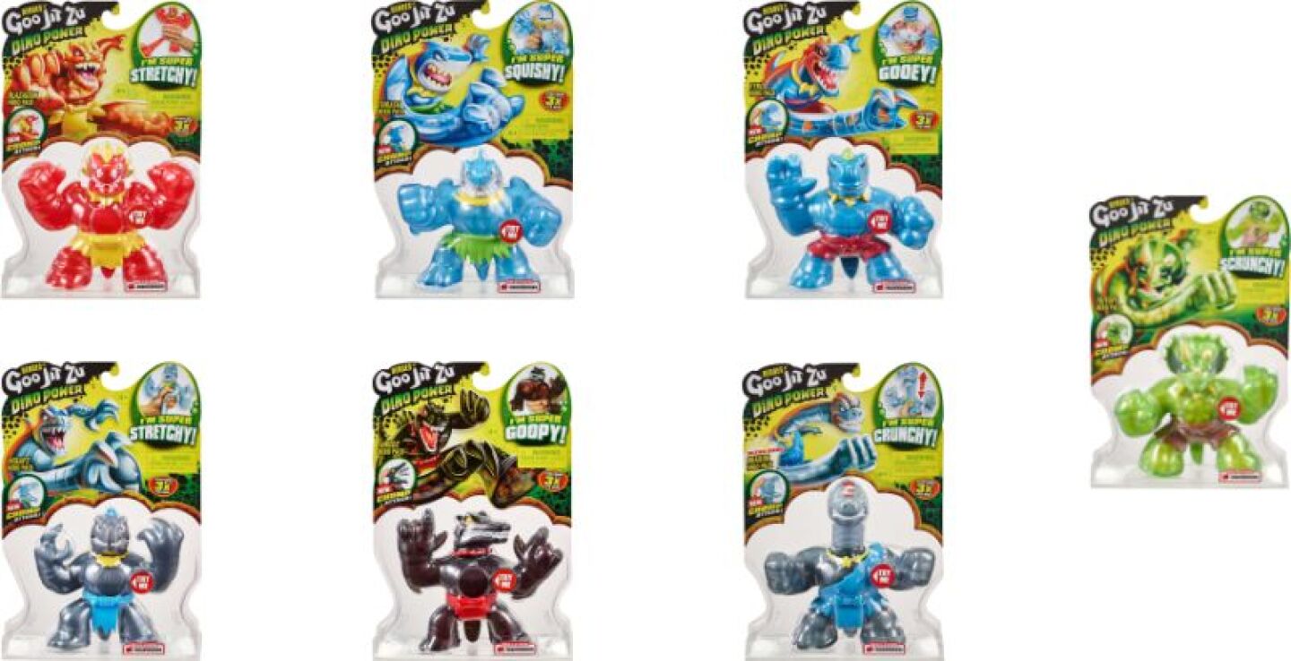 Goo Jit Zu Dino Power Hero Single Pack S3-7 Σχέδια (GJT11000) (2)