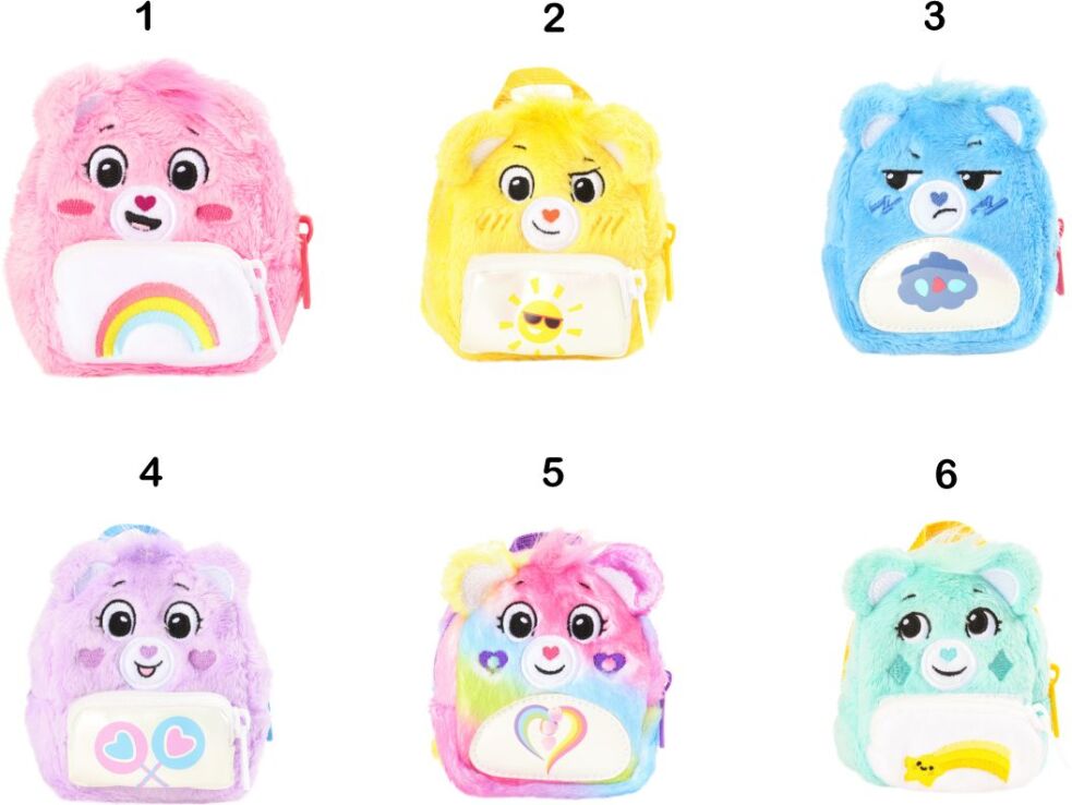 Real Littles Care Bears Backpack-6 Σχέδια (RET17000) (1)