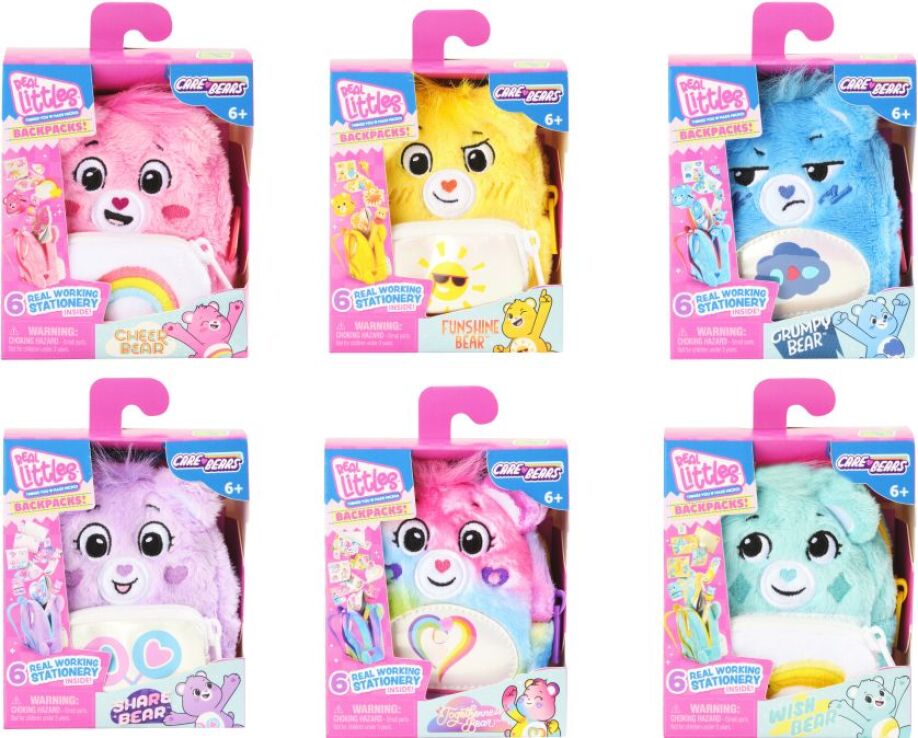 Real Littles Care Bears Backpack-6 Σχέδια (RET17000) (2)