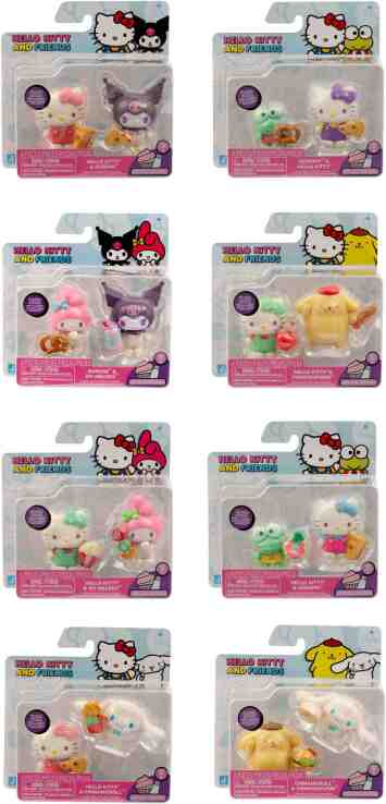 Hello Kitty Σετ 2 Φιγούρων-8 Σχέδια (HKT06000) (2)