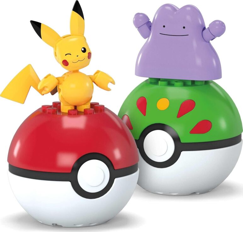 F.P. Mega Blocks Pokemon-Pokeball Σετ Των 2-3 Σχέδια (HXP11) (3)
