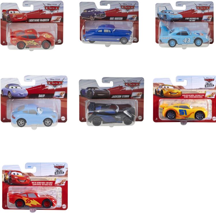 Cars Αυτοκινητάκια Pullback 1:43-7 Σχέδια (HGL51) (2)