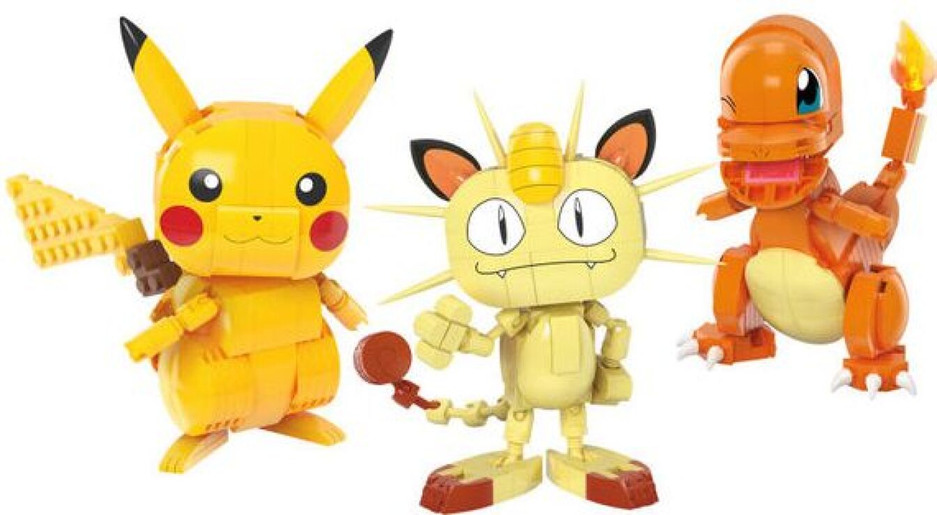 Fisher Price Mega Bloks Pokemon-Build & Kanto Region Trio (HPF94) (0)