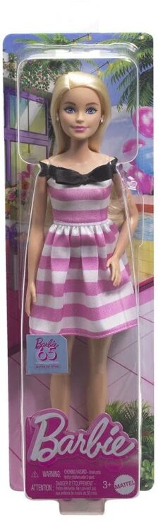 Barbie 65 Χρόνια-Ριγέ Φόρεμα (HTH66) (1)