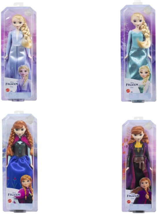 Λαμπάδα Disney Frozen-Βασικές Κούκλες-4 Σχέδια (HLW46) (2)