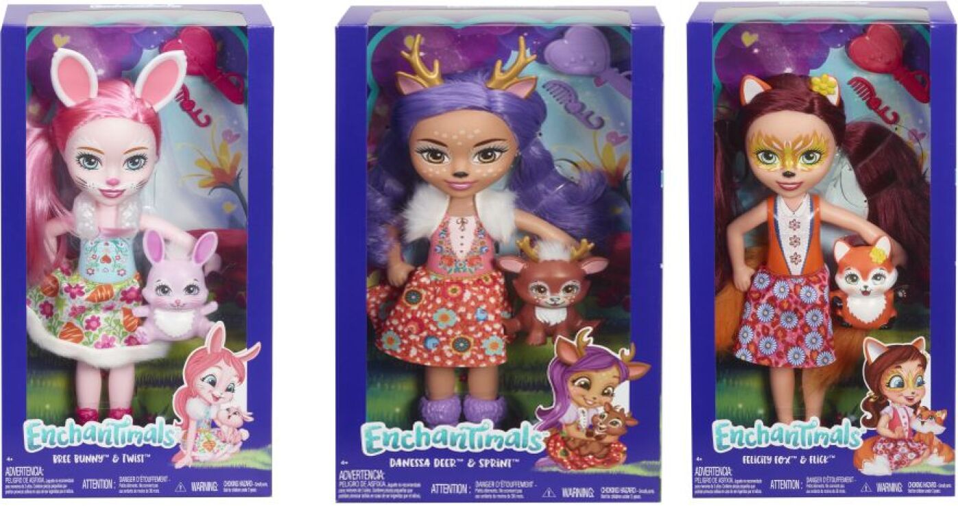 Enchantimals Μεγάλη Κούκλα-3 Σχέδια (FRH51) (2)