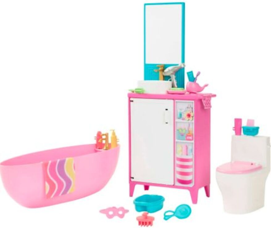 Barbie Σετ Μπάνιου Με Αξεσουάρ (HYR09) (0)