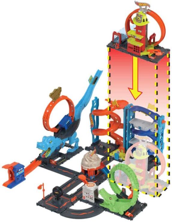 Hot Wheels Πίστα Πυροσβεστικός Σταθμός City (HKX41) (4)