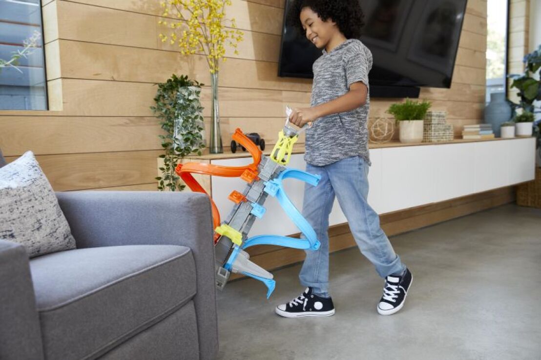 Hot Wheels Πίστα Διπλή Εκτόξευση Και Λούπ (GRW39) (2)