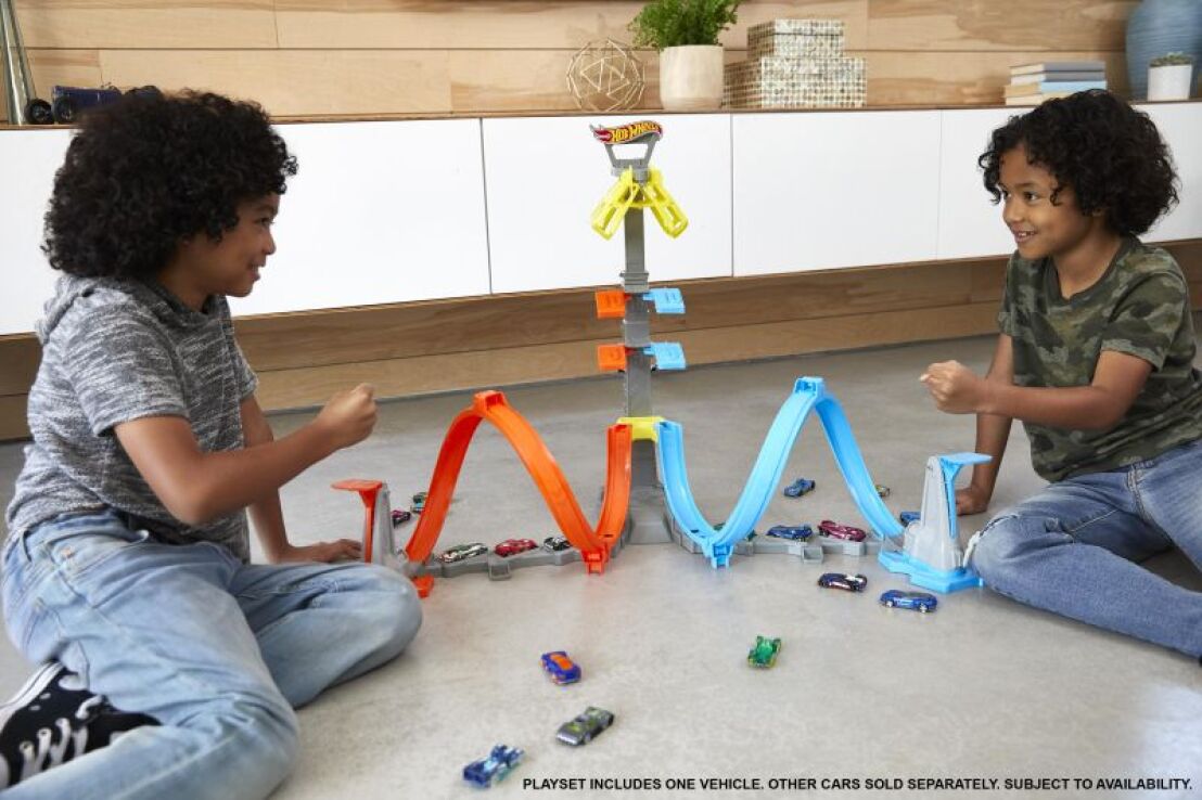 Hot Wheels Πίστα Διπλή Εκτόξευση Και Λούπ (GRW39) (3)