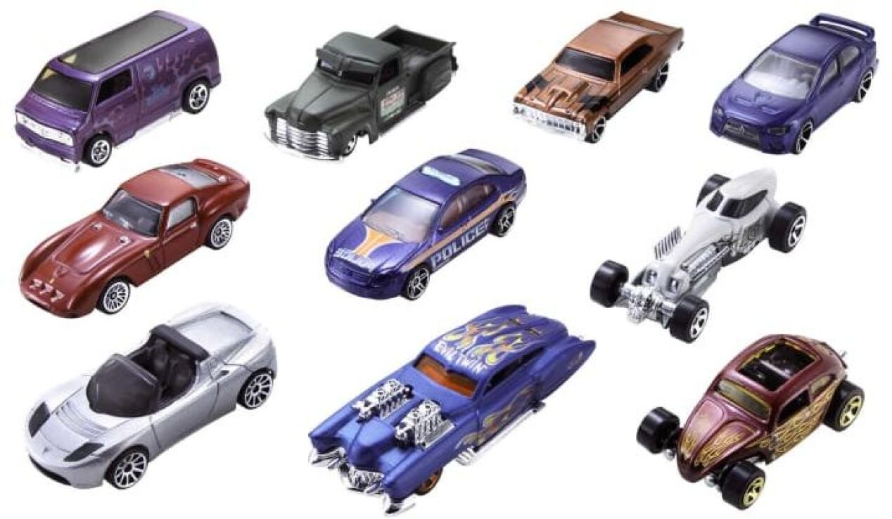 Hot Wheels Αυτοκινητάκια Σετ Των 10- 1 Τμχ (54886) (2)