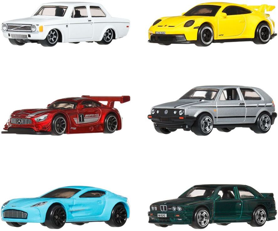 Hot Wheels Αυτοκινητάκια-Euro Style Σετ Των 6 (JLB25) (0)