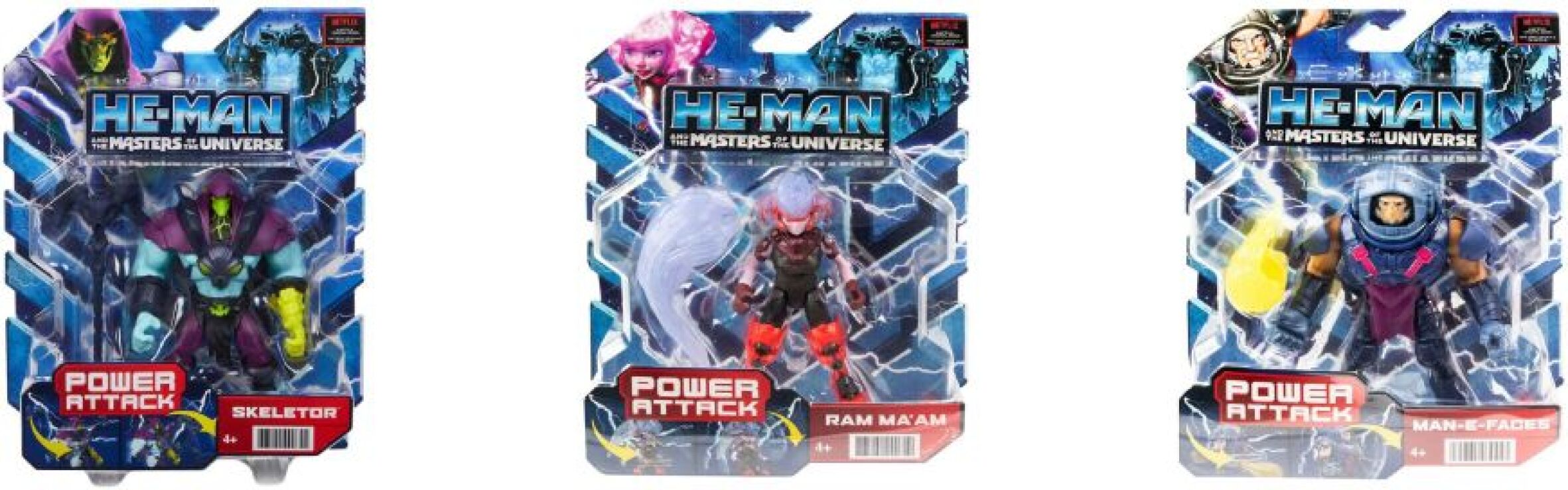 He-Man Animation Φιγούρες-4 Σχέδια-1 ΤΜΧ(HBL65) (2)