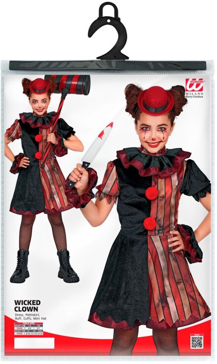 WM Στολή Παιδική Wicked Clown No 14-16 (60939) (1)