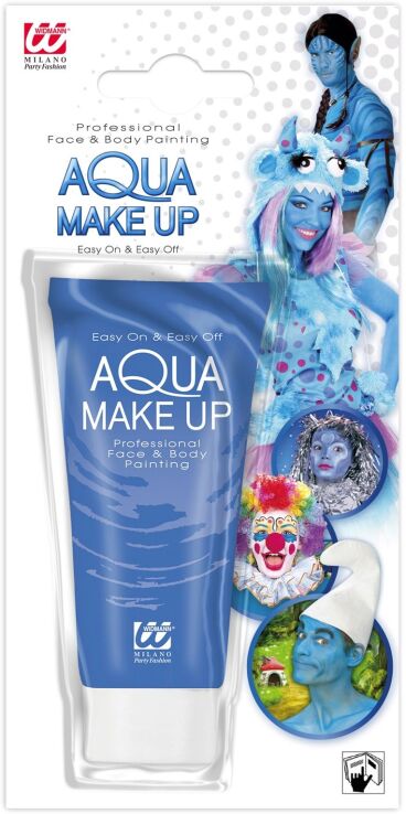 WM Aqua Makeup Μπλε Σε Σωληνάριο 30ml (02383) (1)