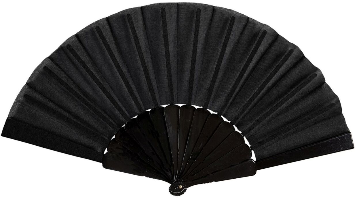 WM Βεντάλια Μαύρη 23cm (54851) (0)