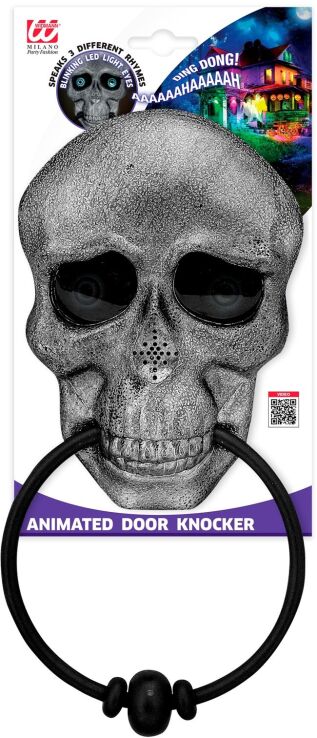 WM Door Knocker Νεκροκεφαλή Με Κίνηση & Ήχο (21059) (1)