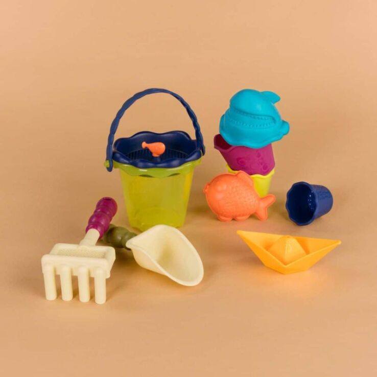 B.Toys Σετ Καροτσάκι Και Αξεσουάρ Wavy Wagon–Sea (BX1596Z) (2)