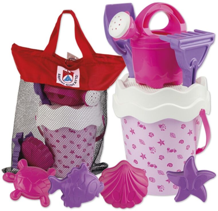 Androni Giocattoli Sea Shell Τσάντα-Κουβαδάκι Αξεσουάρ-2 Σχέδια (7204-00SH) (2)