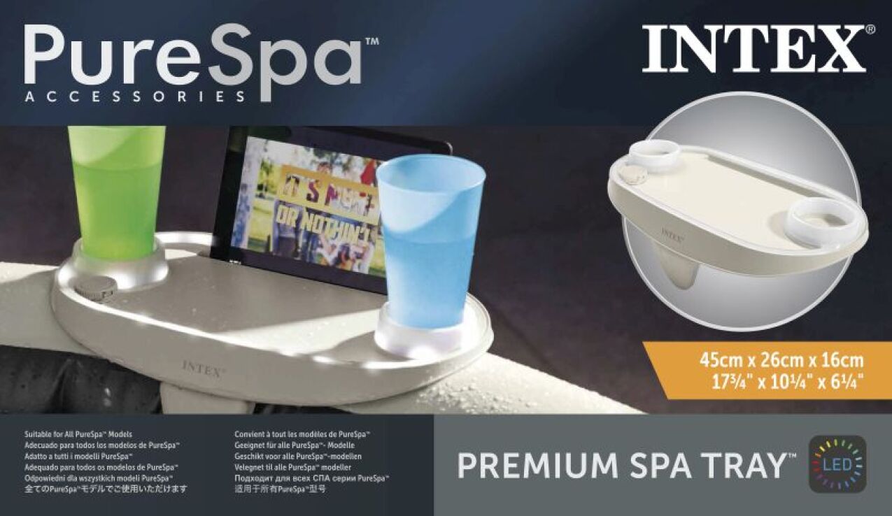 Intex Τραπεζάκι Spa w/Light (28520) (1)