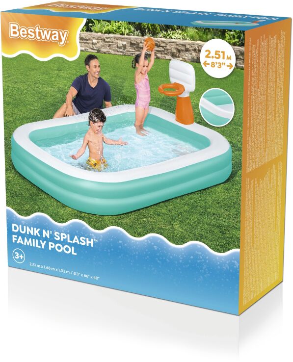 Bestway Πισίνα Dunk 'N' Splash Πισίνα Family Pool (54445) (1)