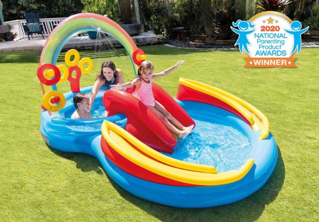 Intex Πισίνα Ουράνιο Τόξο Play Center 297x193x135cm (57453NP) (1)