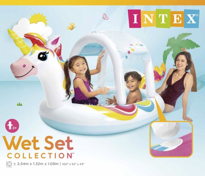 Intex Πισίνα Unicorn Spray 254x132x109 cm (58435NP) (2)