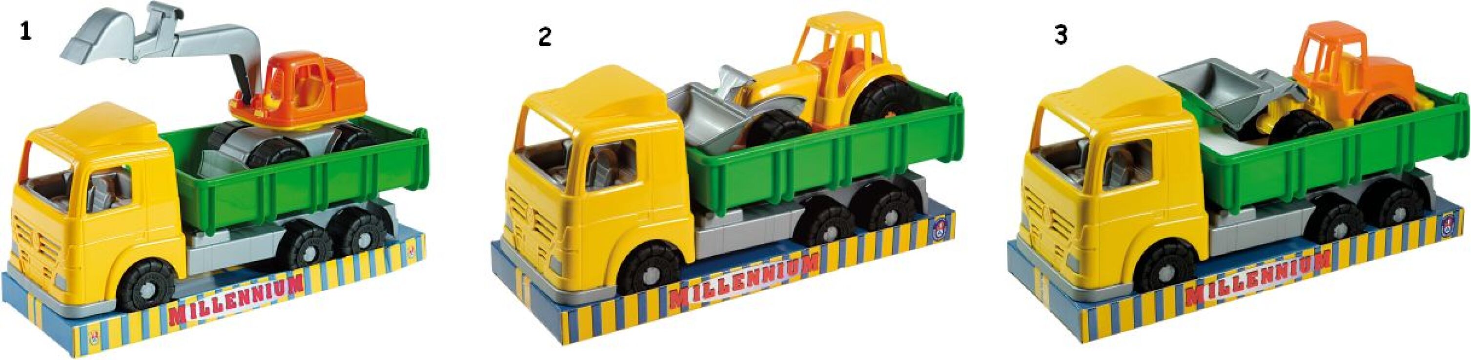 Androni Giocattoli Φορτηγό Με Μηχάνημα-3 Σχέδια (6089-0000) (1)