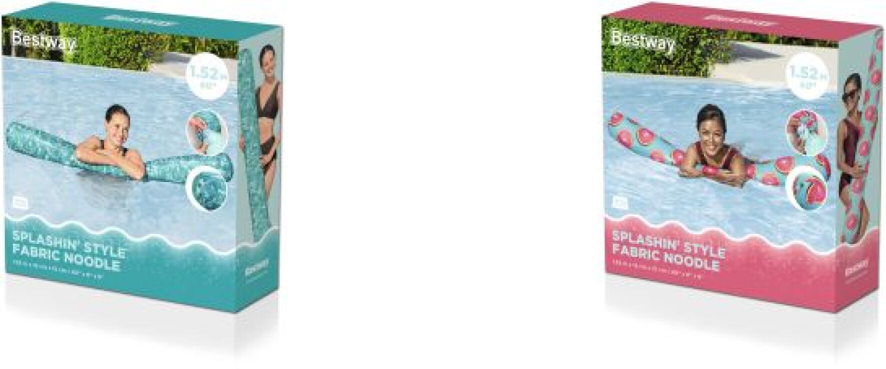 Bestway Splashin' Style Noodles 60"x6"x6"-2 Σχέδια (43734) (2)
