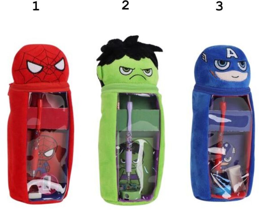 Cerda Avengers 26 Κασετίνα Βαρελάκι-3 Σχέδια (2700001709) (1)