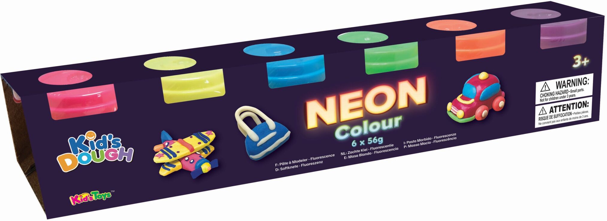 KT Πλαστοζυμαράκια Dough Neon Dough (11051) (0)