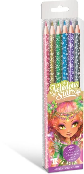 Nebulous Stars Coloring Pencil 6 Pack - 2 Σχέδια (11568) (2)