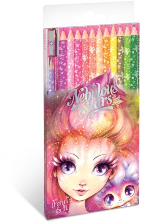 Nebulous Stars Coloring Pencil 12 Pack - 4 Σχέδια (11571) (3)