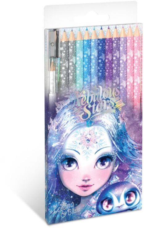 Nebulous Stars Coloring Pencil 12 Pack - 4 Σχέδια (11571) (4)