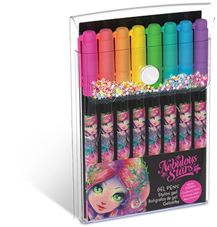 Nebulous Stars Gel Pen 8 Pack - 2 Σχέδια (11576) (2)