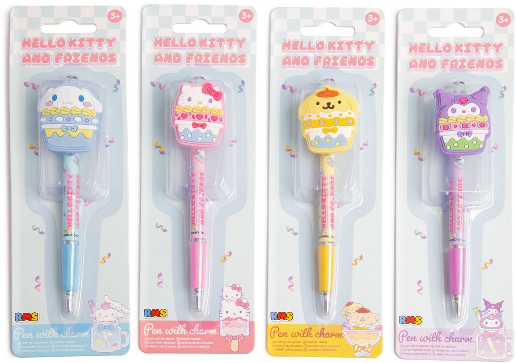 RMS Hello Kitty Στυλό Με Charm-4 Σχέδια-1Τμχ (04-6172) (1)