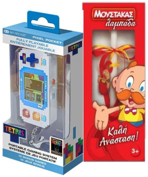 Λαμπάδα MyArcade Ηλεκτρονικό Χειρός Retro Tetris Pixel Pocket (DGUNL-7119) (0)