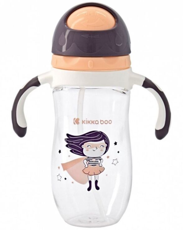 Kikkaboo Κύπελλο Tritan Με Καλαμάκι 300ml Supergirl (31302020062) (1)