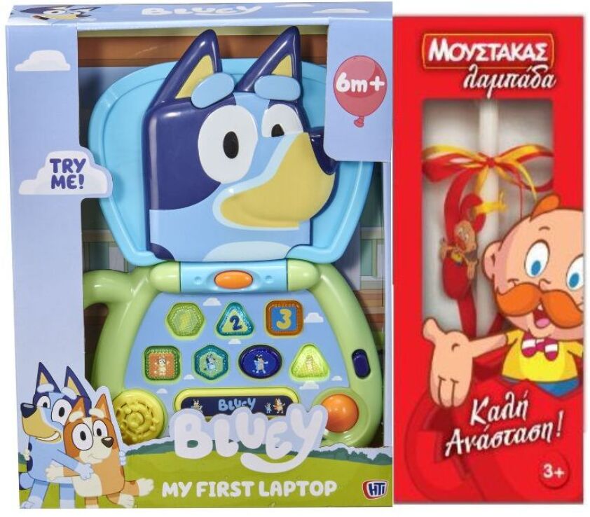 Λαμπάδα HTI Bluey Εκπαιδευτικό Laptop (1500095) (0)
